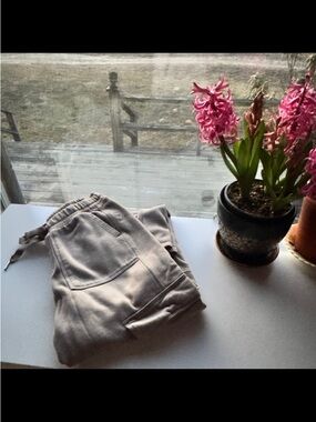 Calvin Klein Tan Drawstring Jogger Pants